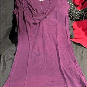 Union Purple Cowl Neck Sleeveless Top Free when bundled